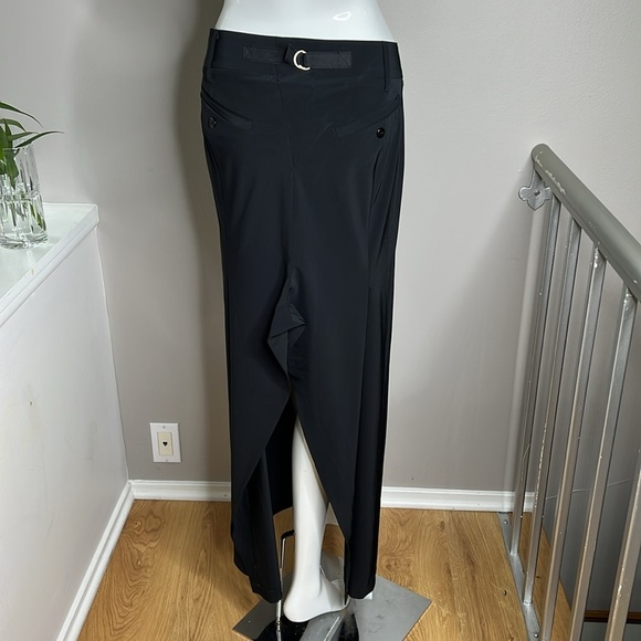 Marithe Francois Girbaud Sz 29 Nylon Long Structured Y2K Skirt Made in Italy - Picture 1 of 12